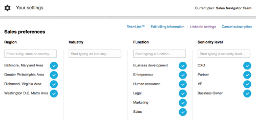 LinkedIn Sales Navigator