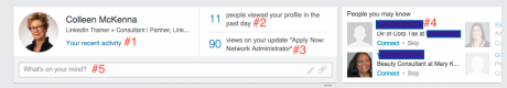 Profile Updates on LinkedIn