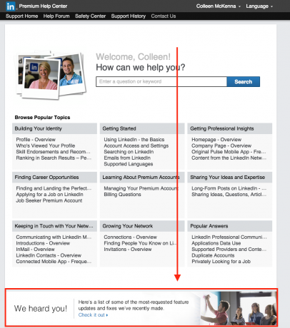 LinkedIn Help Center