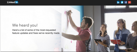 linkedin we heard you