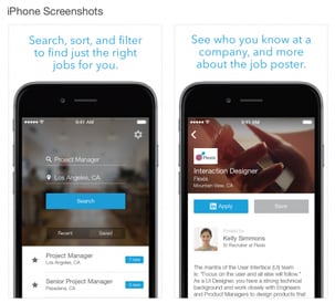 LinkedIn job search app