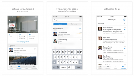 LinkedIn Sales Navigator app