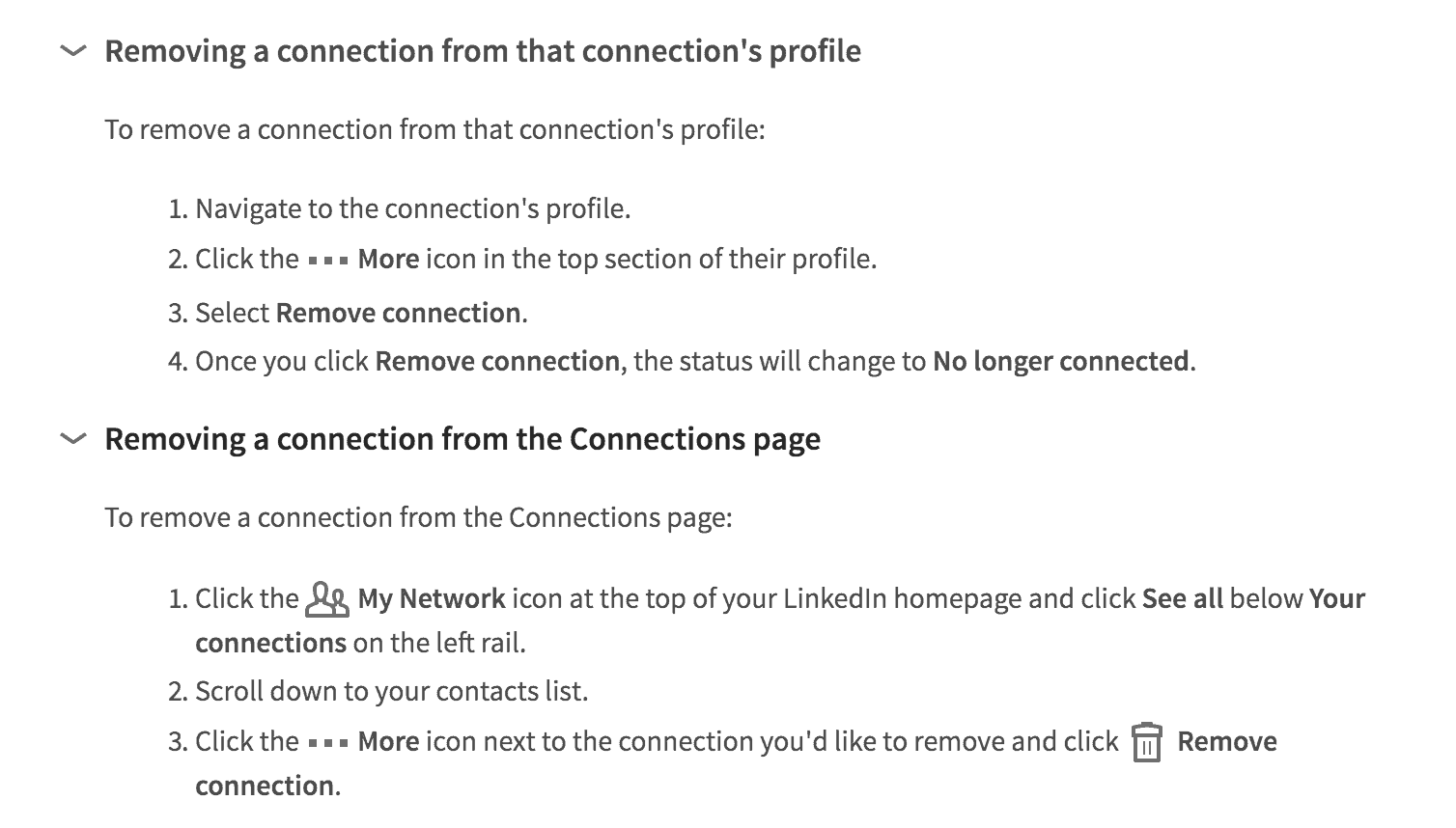 LinkedIn Connections