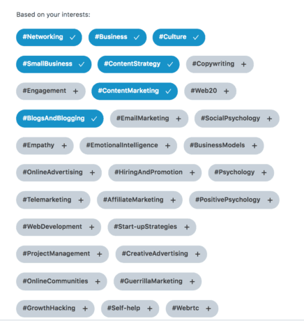 Topics and Hashtags