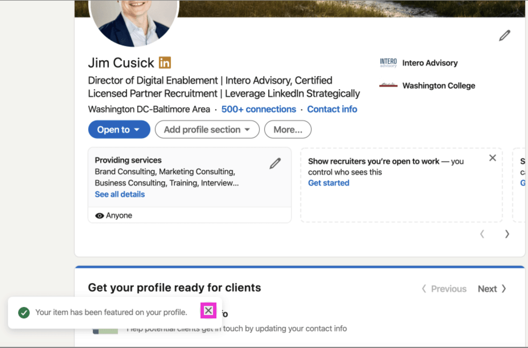 can you add your resume to linkedin profile