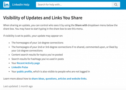 Privacy Settings