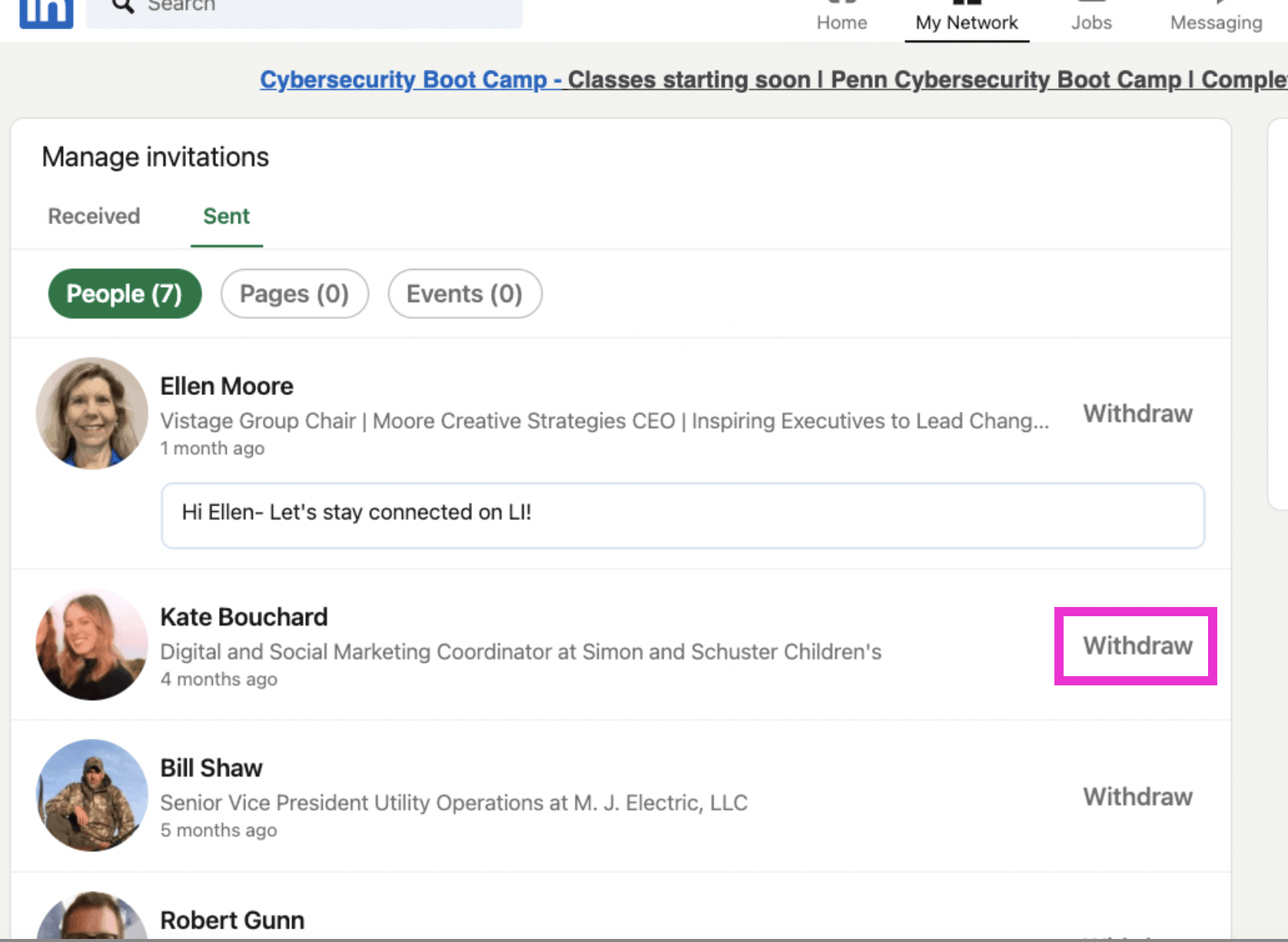 How to See Your Sent Invitations on LinkedIn