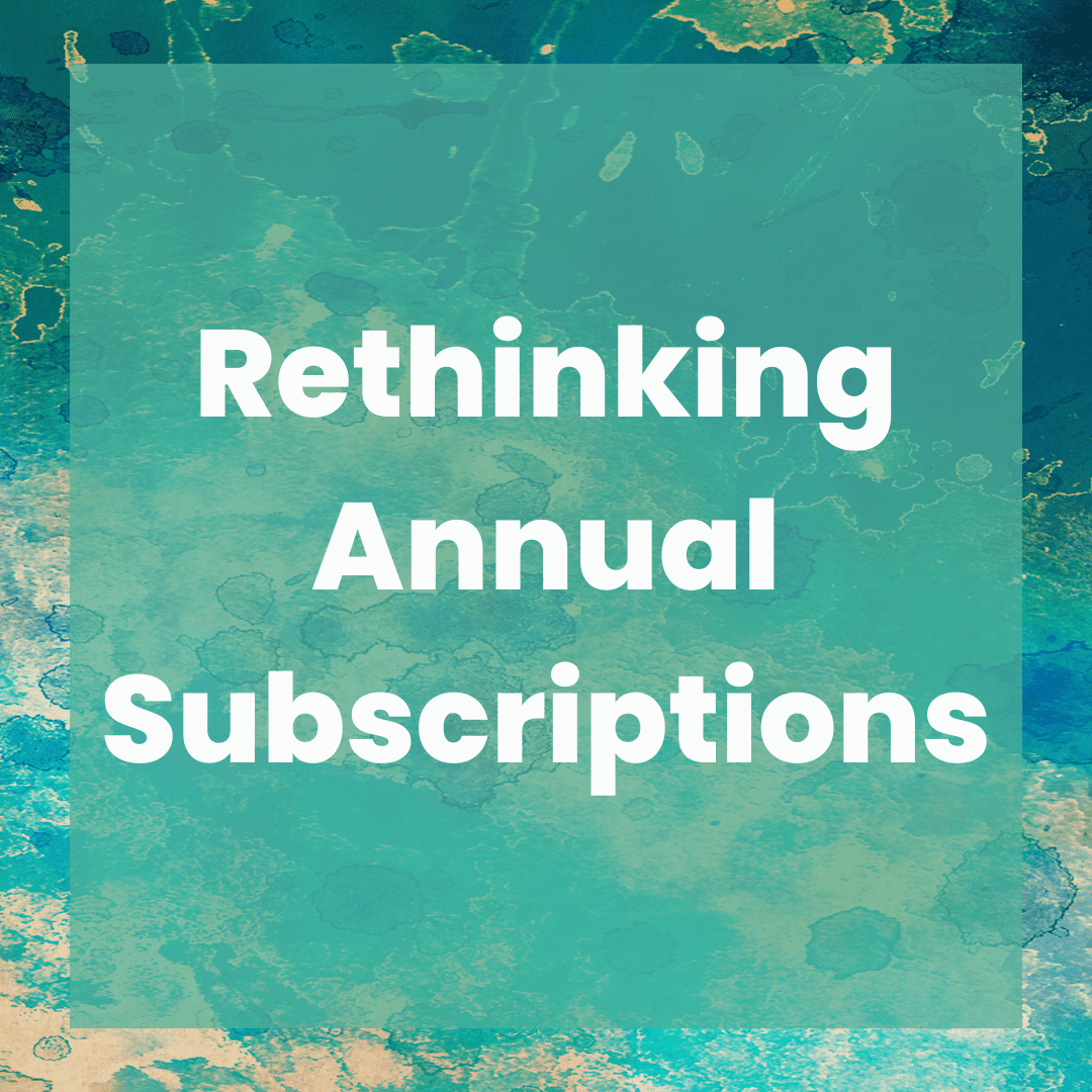 Why Should You Rethink Taking That Annual Subscription Discount?